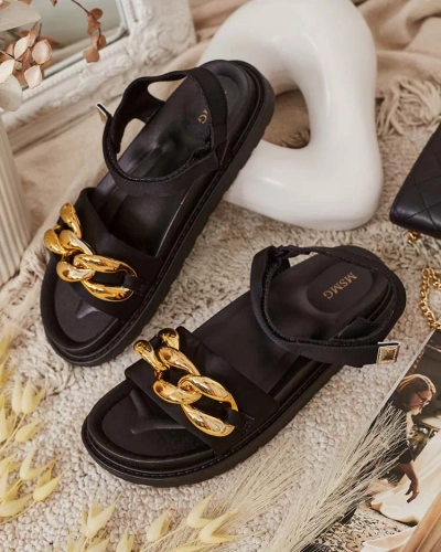 Royalfashion Női Orette láncos szandál