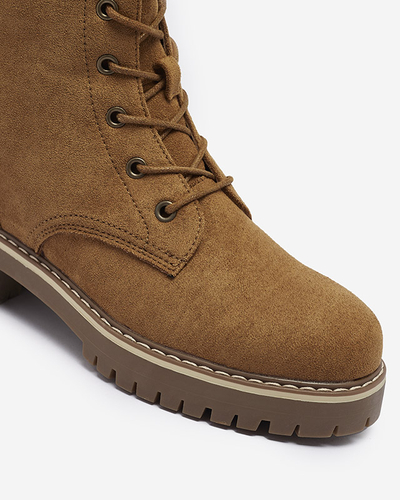 Barna női trapper csizma Priviea - Lábbeli