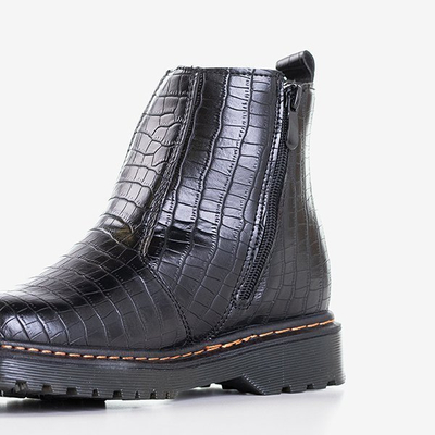 Galetiasi női kígyóbőr csizma - Lábbeli