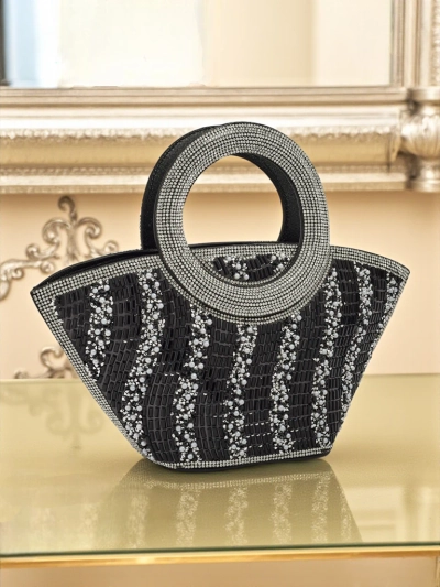 Kis női kézitáska cirkónia kövekkel Sparkle Queen