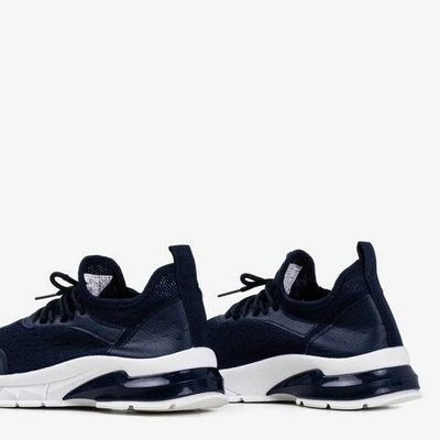 Granatowe sportowe buty damskie Baymela - Obuwie
