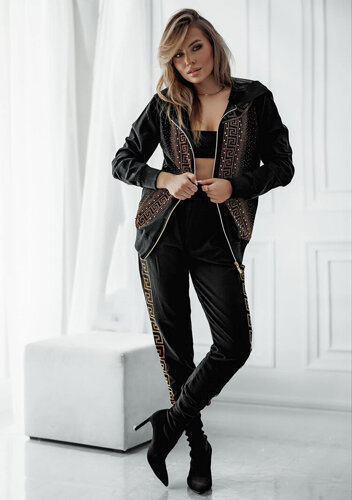 Royalfashion Női pulóver szett cirkonokkal