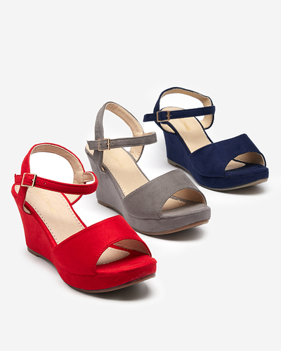 OUTLET Piros női szandál a éken Nalem - Footwear