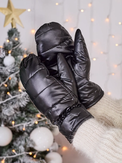 Royalfashion női fekete kesztyű