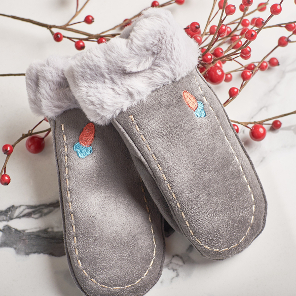 Szürke gyermek kesztyű egy húron és egyujjas kesztyű - egyujjas kesztyű