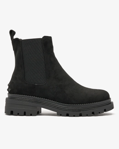 Royalfashion Fekete női szigetelt Comfy Walk csizma