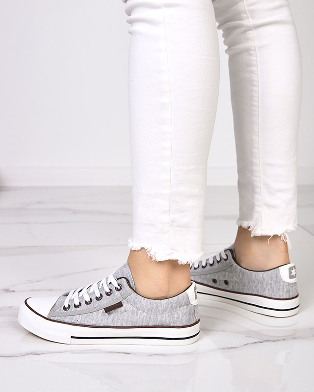 OUTLET Szürke női Zeniso tornacipő - Lábbeli