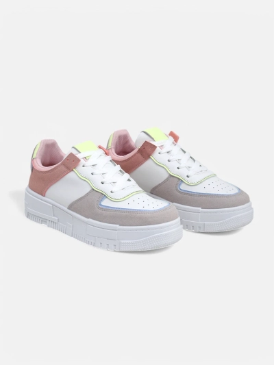 Hypatia Pastello világos szürke női sneaker öko bőr tavasz 4cm