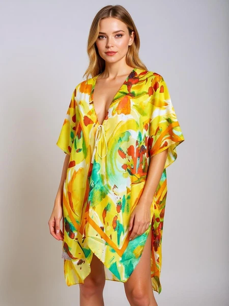 Royalfashion Pareo - Női nyári strandtunika mintás dizájnnal Wild Coast