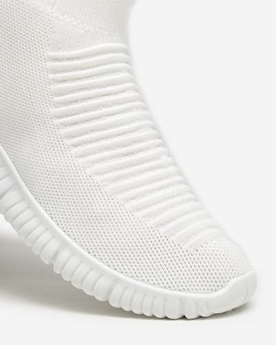 Női fehér felbújós tornacipő a Delonitól - Lábbeli