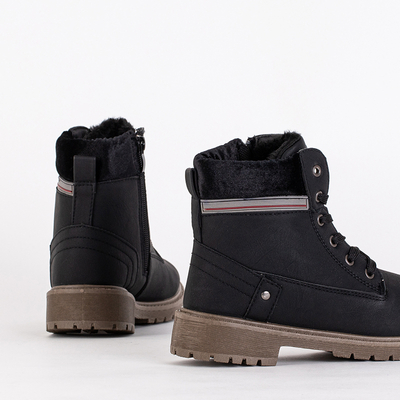 Lányok fekete Aoxian csizmája - Cipő