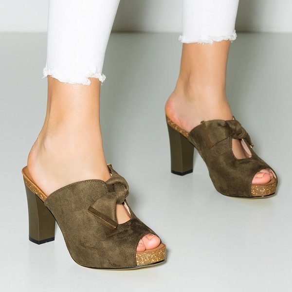 OUTLET Zöld női szandál a Kustai postán - Lábbeli