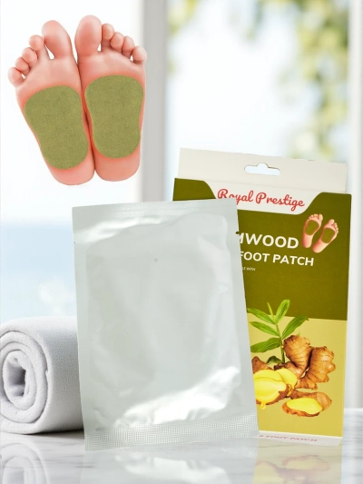 Aura Pedis: Természetes méregtelenítő tapaszok gyömbérrel és ürömmel a lábakra 50g
