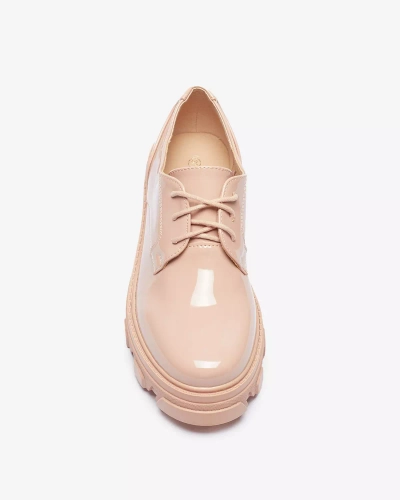 Rózsaszín lakkozott női félcipő Delgor- Footwear