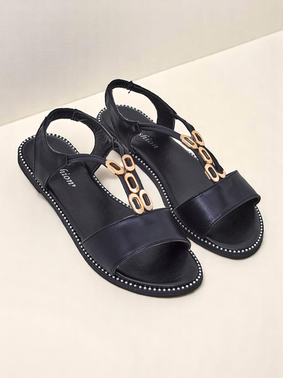 Royalfashion női szandál díszes pántokkal Siena Glow