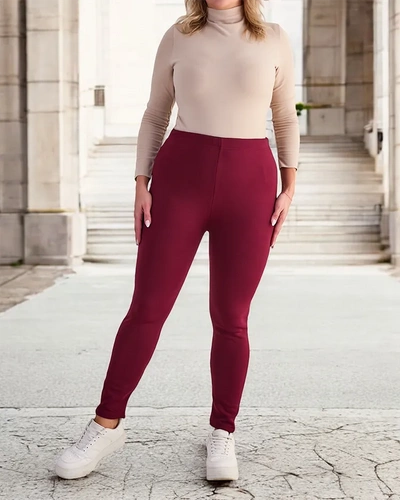 Royalfashion Női szigetelt treggings nadrág PLUS SIZE