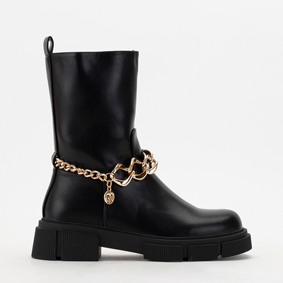 Fekete női Flaris munkások - lábbelik