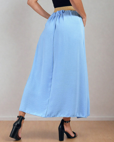 Royalfashion Női midi szoknya övvel