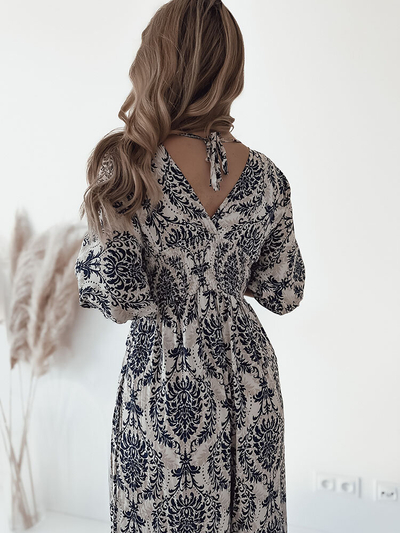 Royalfashion Mintás női kezeslábas