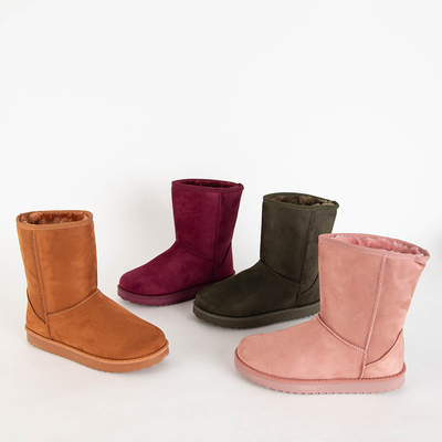 Sötétzöld sima hócsizma Lesledi - Lábbeli