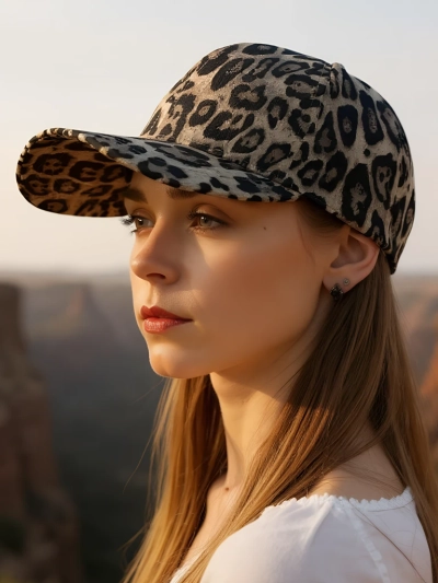 Royalfashion Leopárd mintás baseball sapka Stílus