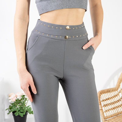 Női szürke díszek díszítéssel - Ruházat