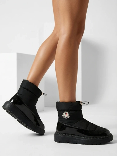 Royalfashion Női csúszós hócsizma fekete színben Ireda