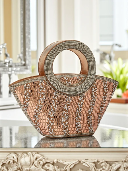 Kis női kézitáska cirkónia kövekkel Sparkle Queen