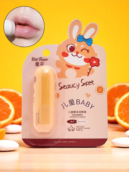 Gyermek ajakbalzsam – hidratál és regenerál – narancs