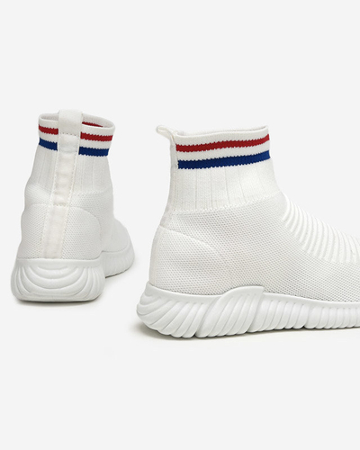 Női fehér felbújós tornacipő a Delonitól - Lábbeli