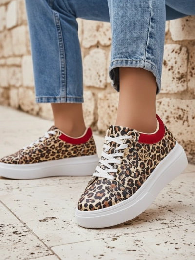 Royalfashion Női perforált sportcipők Leopess