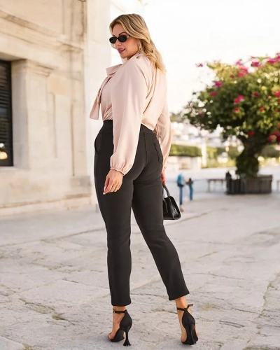 Royalfashion Női treggings nadrág cirkókkal PLUS SIZE