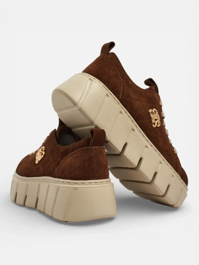 Renos sportos női sneakerek természetes bőrből