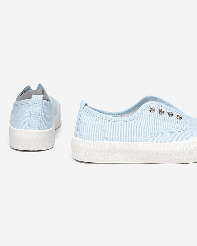 OUTLET Kék színű női tornacipő vastagabb talppal Askol- Cipők