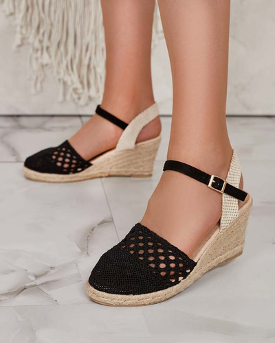 Royalfashion Női Sintoles espadrilles sarokcipő