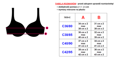 Fehér push-up melltartó csipkével-Fehérnemű