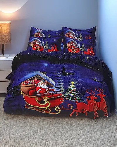 Royalfashion karácsonyi ágynemű szett 160x200 komplett 3 részes