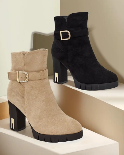 Royalfashion Női magassarkú csizma Molin