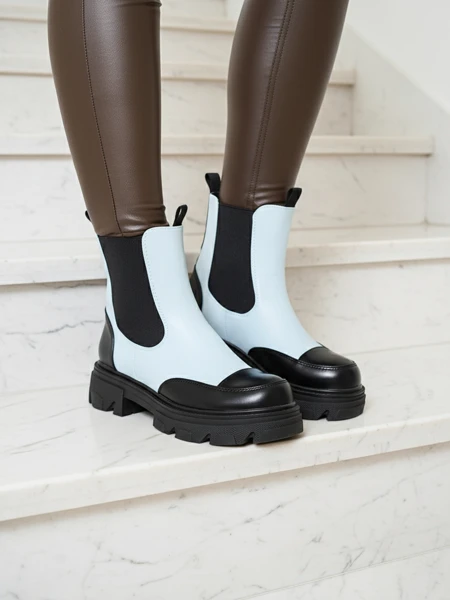 Royalfashion kék női Userrus csizma