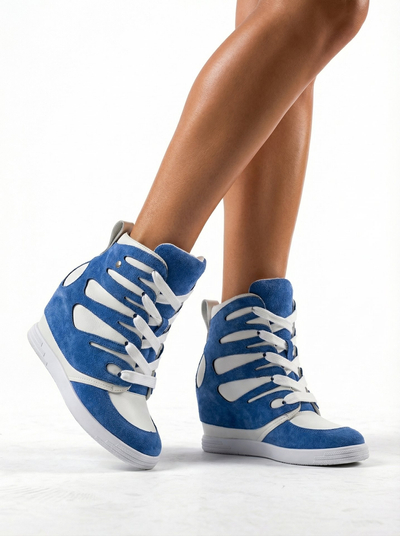 Royalfashion Női sportos csizma Pamstinsa sarokkal