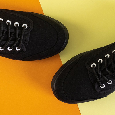 Nelchael fekete férfi sportcipő - Lábbeli