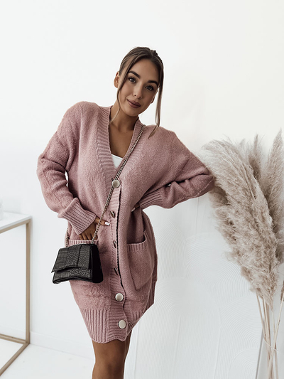 Royalfashion rózsaszín női ágyneműs pulóver