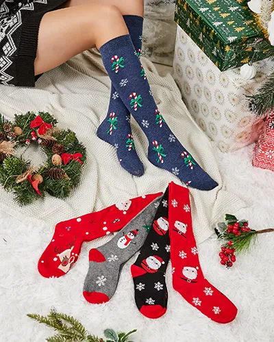 Royalfashion 5 pár női hosszú zokni szett