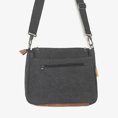 Fekete kézitáska díszekkel - Kézitáskák