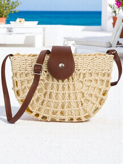 Királyi divat Kis szalmatáska női Boho Mini