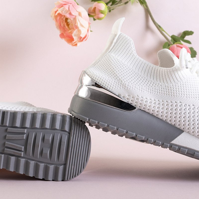 OUTLET Fehér női sportcipő a Buer-től - Lábbeli