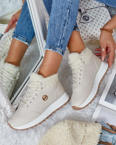 Royalfashion Női szigetelt szőrmés tornacipő Frozit