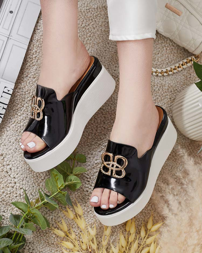 Royalfashion Lakkozott női flip-flop a Sailla oldalon