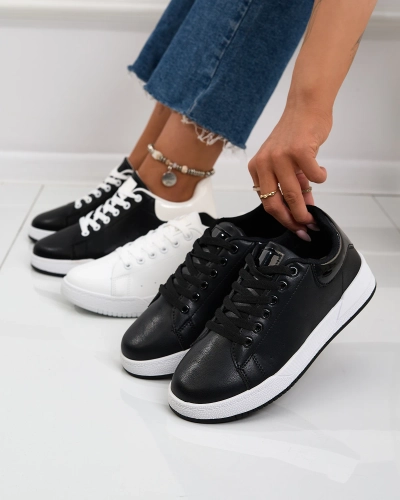 Royalfashion Fekete klasszikus sportcipő Active Icons