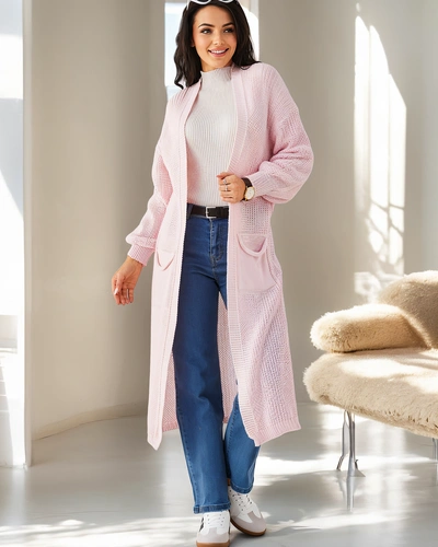 Royalfashion Akril kötött női kardigán